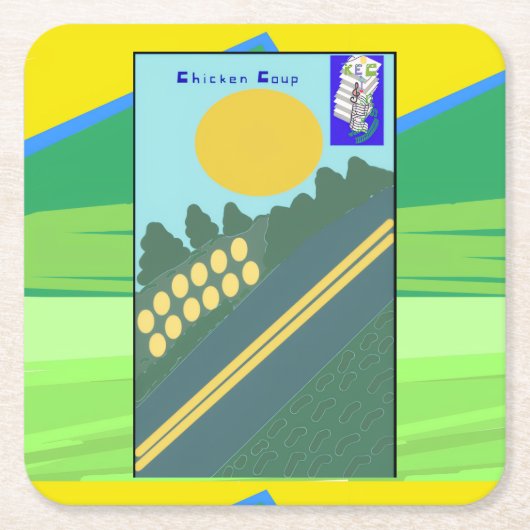 Chicken Coup  Kartonnen Onderzetters (Voorkant)