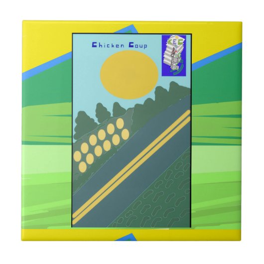 Chicken Coup  Tegeltje (Voorkant)