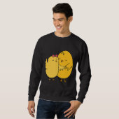Chicken Couples Wedding Anniversary Trui (Voorkant volledig)
