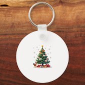 Chicken Cow Goat Horse Farm Animal Farmer Christma Sleutelhanger (Voorkant)