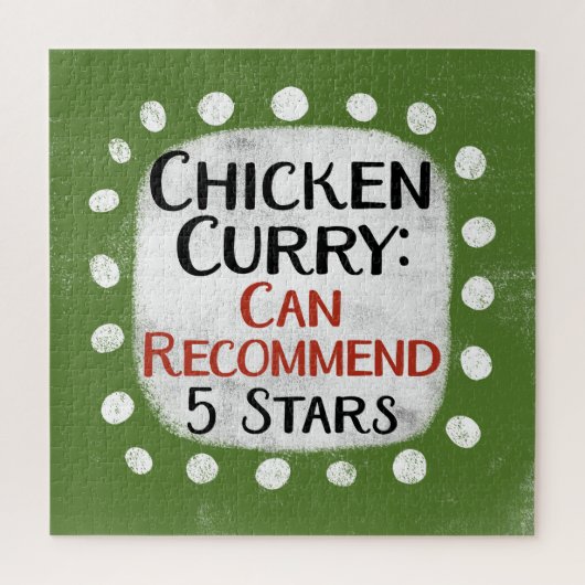 Chicken Curry Review 5 Sterren Jigsaw Puzzel (Verticaal)