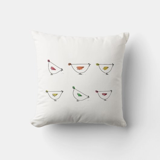 Chicken Cushion Kussen (Voorkant)