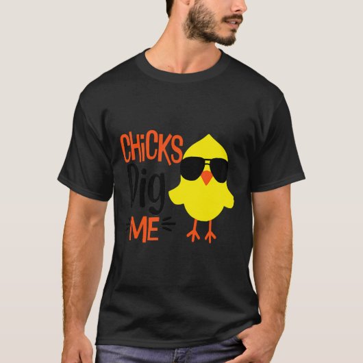 Chicken Cute Baby Chick T-shirt (Voorkant)