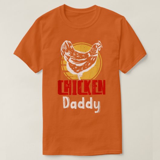 Chicken Dad Farmer Farming Agriculture T-shirt (Design voorkant)