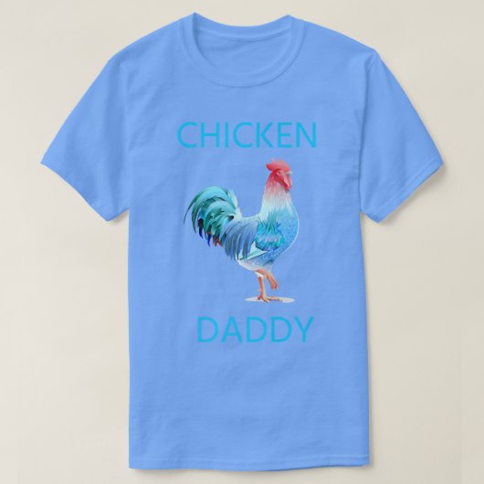 Chicken Dad Funny Chicken Farmer Chicken Daddy Roo T-shirt (Design voorkant)