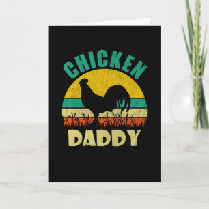 Chicken Dad Funny Poultry Farming Chicken Lover Kaart