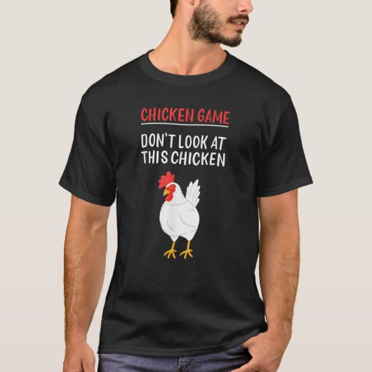 Chicken Dad Joke Meme Grappig Pluimvee Boerderij H T-shirt (Voorkant)