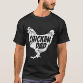 Chicken Dad T-Shirt - Funny Boerderij Farmer T-shi (Voorkant)