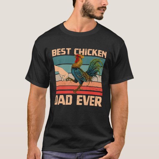 Chicken Daddy Chicken Dad Farmer Poultry Farmer Fo T-shirt (Voorkant)