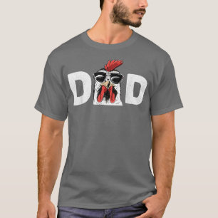 Chicken Daddy Chicken Dad Farmer Poultry Farmer T-shirt