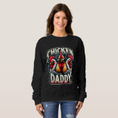 Chicken Daddy Farmer Chicken Lover Vaderdag Gi Trui (Voorkant volledig)