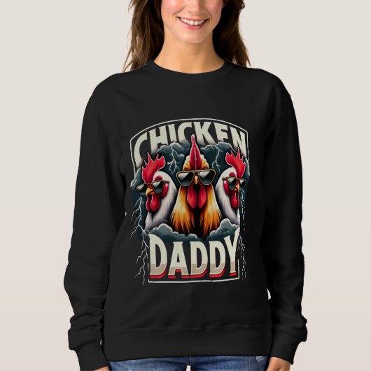 Chicken Daddy Farmer Chicken Lover Vaderdag Gi Trui (Voorkant)