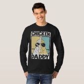 Chicken Daddy farmer farming chickens  1 T-shirt (Voorkant volledig)