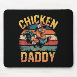 Chicken Daddy Funny Farmer voor mannen Muismat