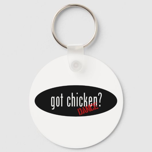 Chicken Dance Items - kip Sleutelhanger (Voorkant)