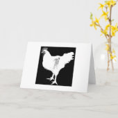 Chicken Dance Kaart (Gele Bloem)