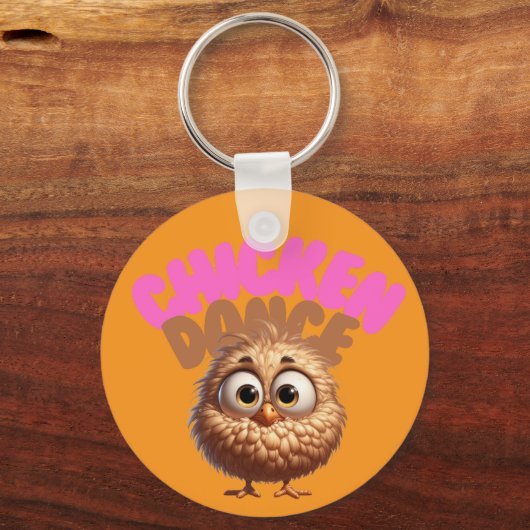 Chicken Dance Sleutelhanger (Achterkant)