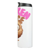Chicken Dance Thermal Tumbler Thermosbeker (Geroteerd rechts)