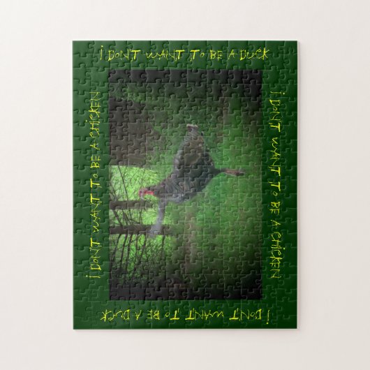 Chicken Dance vs. Turkey Trot Legpuzzel (Verticaal)