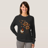 Chicken Dandelion Flower Chicken   T-shirt (Voorkant volledig)