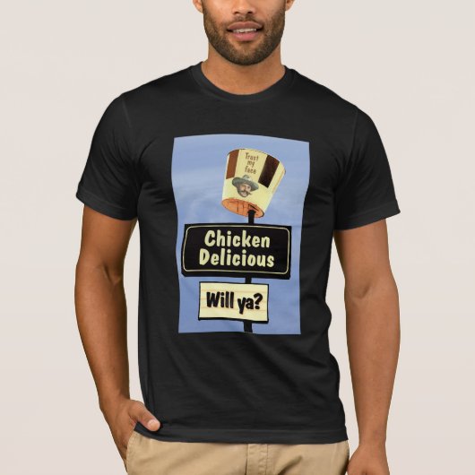 Chicken Delicious t shirt (Voorkant)