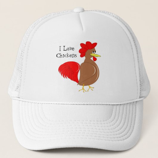 Chicken Design Trucker Pet (Voorkant)