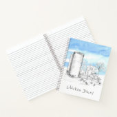 Chicken Diary Farmhouse Fresh Eggs Business Notitieboek (Binnen)
