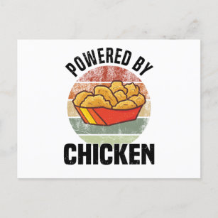 Chicken Diet Breakfast Chicken Nuggets Fan Briefkaart