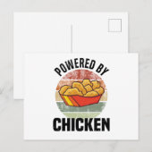 Chicken Diet Breakfast Chicken Nuggets Fan Briefkaart (Voorkant / Achterkant)