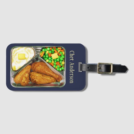 Chicken Dinner Bagagelabel (Voorkant (horizontaal))