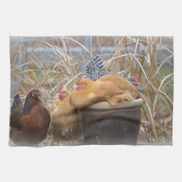 Chicken Dish Towel Theedoek