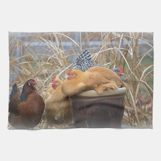 Chicken Dish Towel Theedoek (Horizontaal)