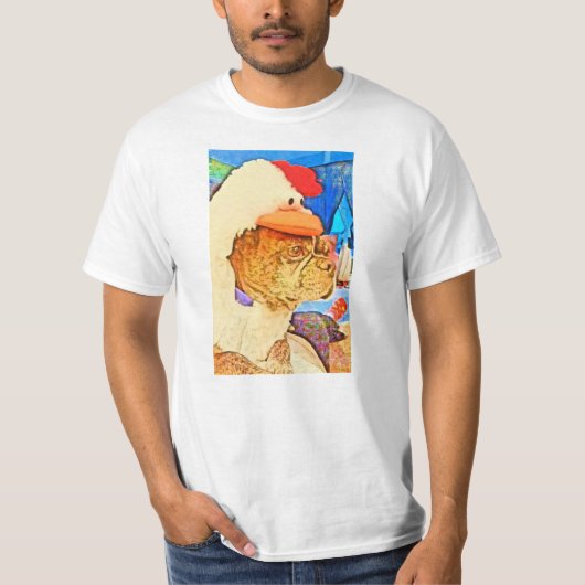 Chicken dog t-shirt (Voorkant)
