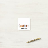 chicken doodle post it post-it® notes (Op bureau)