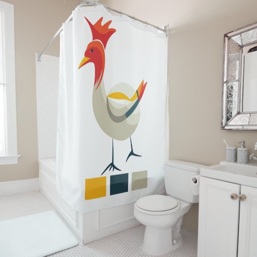 Chicken Douchegordijn (In situ)