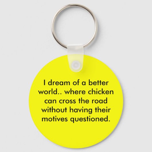 Chicken Dream Sleutelhanger (Voorkant)