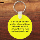 Chicken Dream Sleutelhanger (Voorkant)