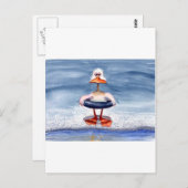 Chicken Duck Briefkaart (Voorkant / Achterkant)