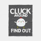 Chicken Easter Chick  Fleece Deken (Voorkant)