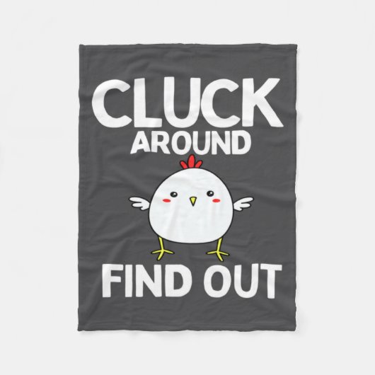 Chicken Easter Chick Fleece Deken (Voorkant)