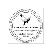 Chicken Egg Simple Farmhouse Rubberstempel (Afrduk)