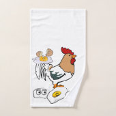 Chicken Eggs Bathroom Towel sets Bad Handdoek (Handdoek)