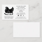 Chicken Eggs Boerderij Boerderij Social Media Visitekaartje (Voorkant / Achterkant)