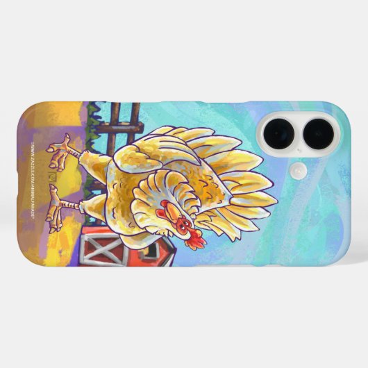 Chicken Electronics Case-Mate iPhone Case (Achterkant (horizontaal))