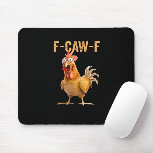 Chicken F-Caw-F Funny Trendy Muismat (Met muis)