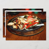 Chicken Fajitas Kaart (Voorkant / Achterkant)