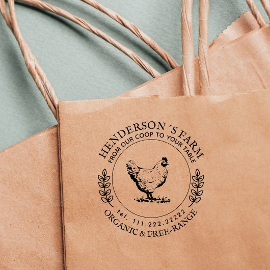  Chicken Family Boerderij Eierdoos Rubberstempel