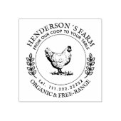  Chicken Family Boerderij Eierdoos Rubberstempel (Afrduk)