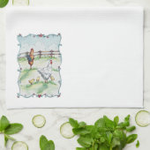 Chicken Family Kitchen Towel Theedoek (Gevouwen)