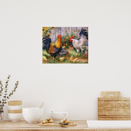 Chicken Family Poster (Keuken)